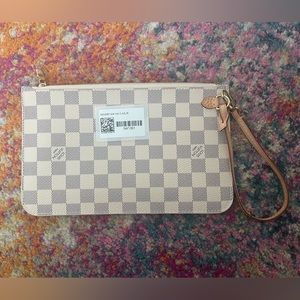 Louis Vuitton Bags Damier Azur wristlet from the Never Full Bag sd2149